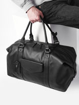 Leather Cabin Duffle Flandres Etrier Pink flandres EFLA9910-vue-porte